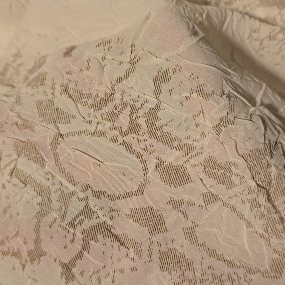 Lucky Brand Cream and Gray Blouse - Picture 8 of 9